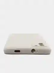 Серый меланж чехол Xiaomi Poco M3 силиконовый матовый