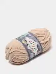 Карамельный пряжа плюшевая Alize Velluto, 100% микрополиэстер, 100 г, 68 м