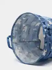 Голубой корзина для хранения игрушек, белья, одежды/Большая корзина с ручками