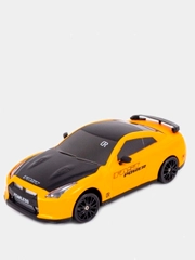 Радиоуправляемая машина для дрифта Nissan GT-R, 19 см, 15 км/ч, сменные колеса, фишки