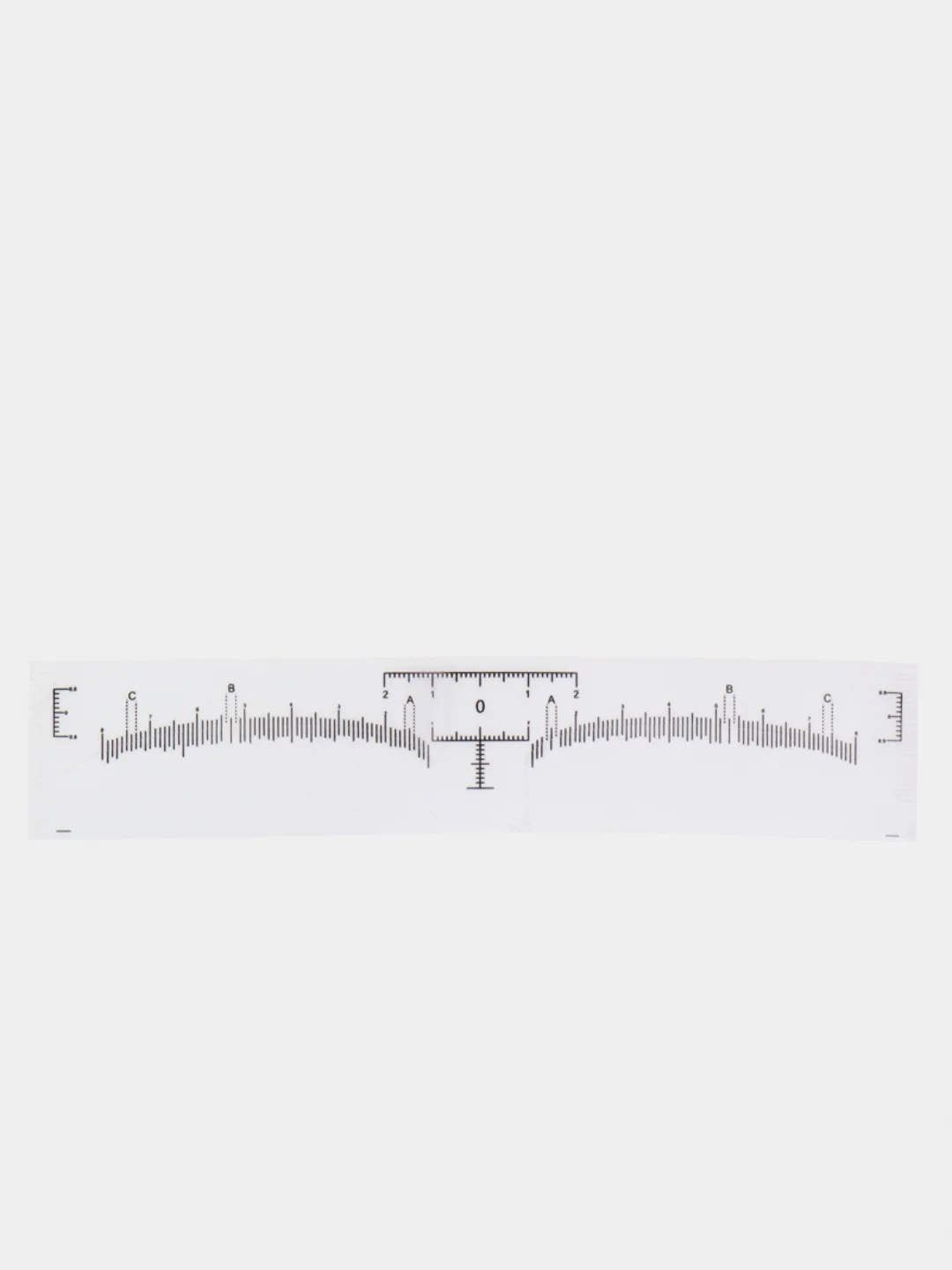 Белый myruler, наклейка-линейка для построения формы бровей, 10 шт