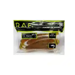 Бронзовый силиконовые приманки RAF Swing Impact 4.0, виброхвост, 100 мм, 5 штук