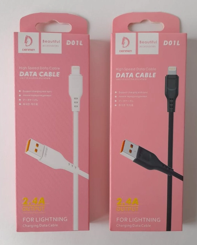 Кабель для зарядки DENMEN Lightning
