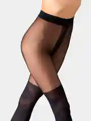 Черный колготки женские Giulia Style up 01