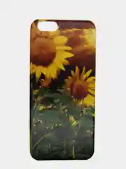 Горчичный чехол-накладка iPhone 6 / 6s пластиковый с рисунком