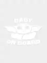Забавная наклейка Baby on board