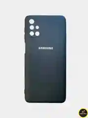 Черный защитный силиконовый чехол Silikone Cover для Samsung M31S