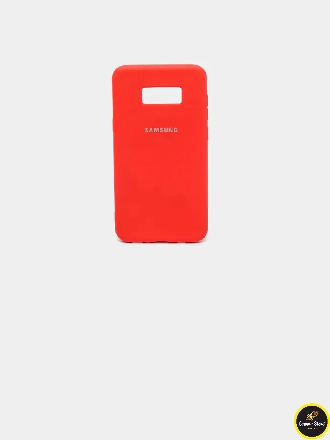 Красный защитный силиконовый чехол Silikone Cover для Samsung S8