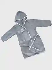 Серый халат детский