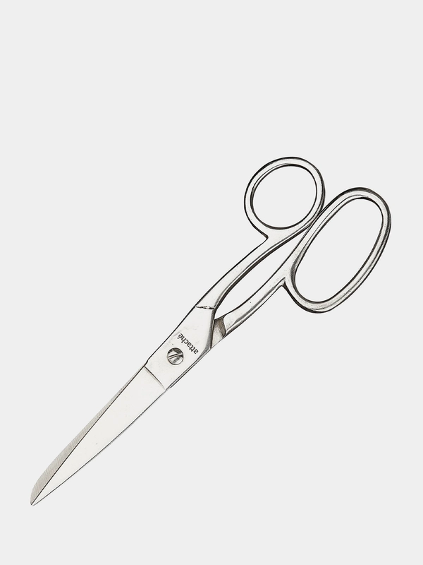 Ножницы Attache, Metal, 175 мм, ассиметричные ручки, цельнометаллические