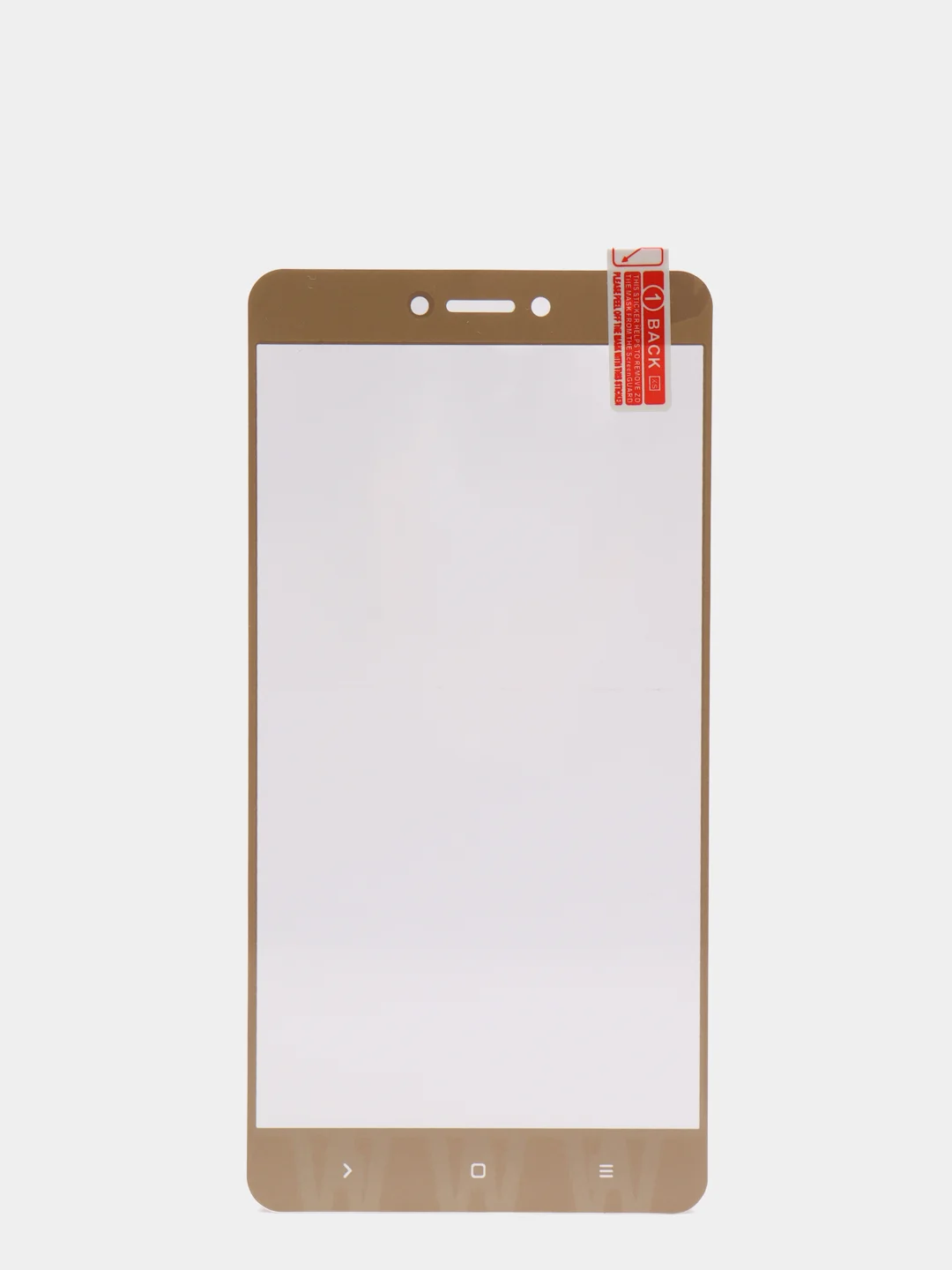 Золотой защитное стекло цветное REDMI NOTE 4X 32, 64gB, NOTE 4 Global version
