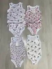 Розовый комплект детский: майка, трусы, унисекс