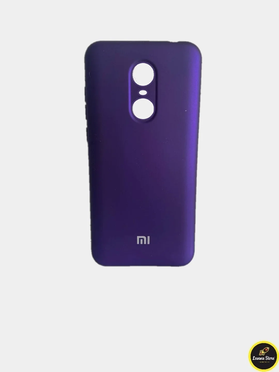 Фиолетовый защитный силиконовый чехол Silicone Cover XIAOMI REDMI NOTE 5 PLUS