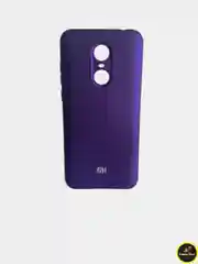 Фиолетовый защитный силиконовый чехол Silicone Cover XIAOMI REDMI NOTE 5 PLUS