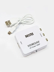 Переходник, Конвертер из HDMI в 3RCA (тюльпаны)