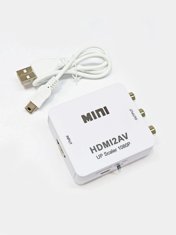 Переходник, Конвертер из HDMI в 3RCA (тюльпаны)