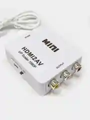 Белый переходник, Конвертер из HDMI в 3RCA (тюльпаны)