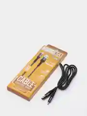 Кабель USB Design YK-S25 с автоматическим отключением питания для Type-C / Lightning