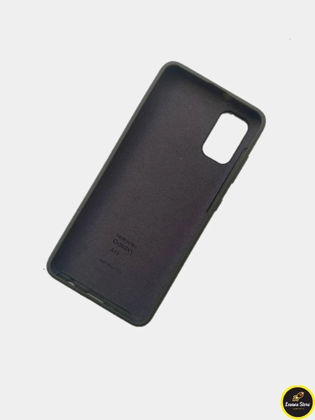 Зелёный хаки защитный силиконовый чехол Silikone Cover для Samsung A41
