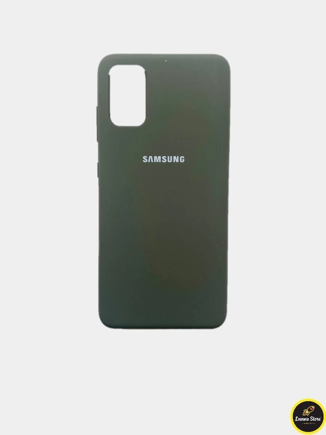 Зелёный хаки защитный силиконовый чехол Silikone Cover для Samsung A41