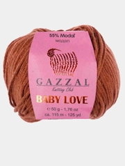 Пряжа Беби Лав Газзал Baby Love Gazzal 55%-модал 45%-акрил 50 г 115 м