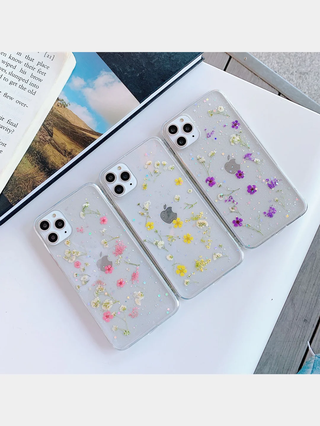 Чехол "Настоящие цветы" для iPhone 11