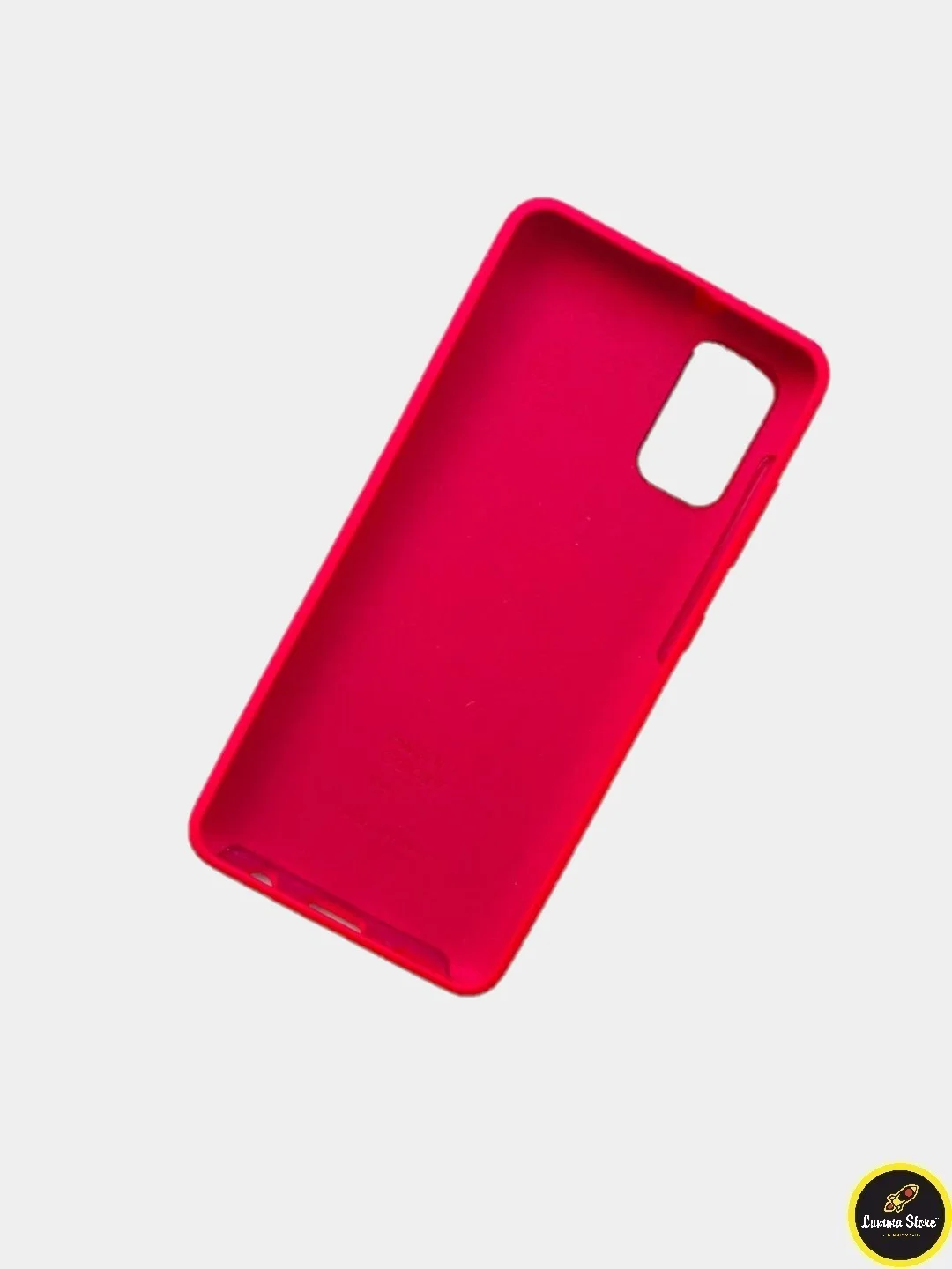 Фуксия защитный силиконовый чехол Silikone Cover для Samsung A41