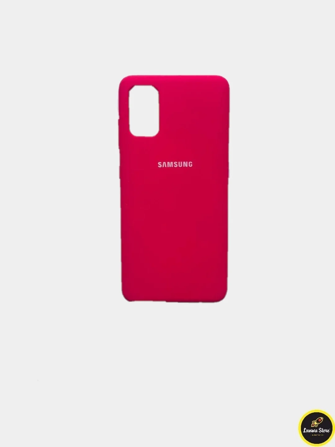 Фуксия защитный силиконовый чехол Silikone Cover для Samsung A41
