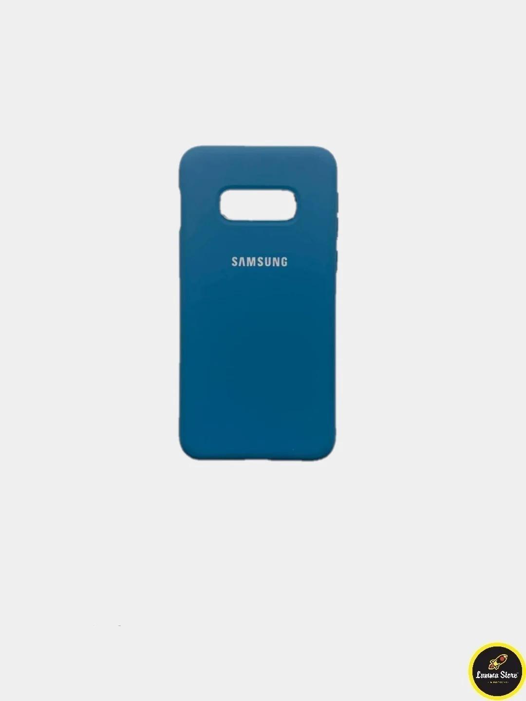 Синий меланж защитный силиконовый чехол Silikone Cover для Samsung S10E