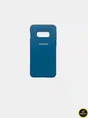Синий меланж защитный силиконовый чехол Silikone Cover для Samsung S10E