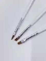 Белый кисть для маникюра и педикюра