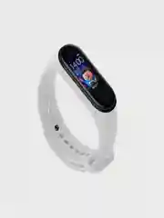 Белый ремешок для фитнес-браслета Xiaomi Mi Band 3, 4, силиконовый