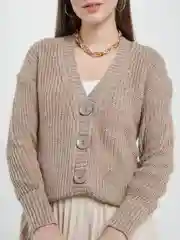 Карамельный кардиган женский