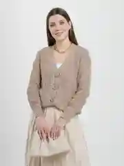 Карамельный кардиган женский