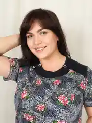 Розовый milena21 Платье-туника "Ассоль ", домашняя туника, платье для дома, большие размеры