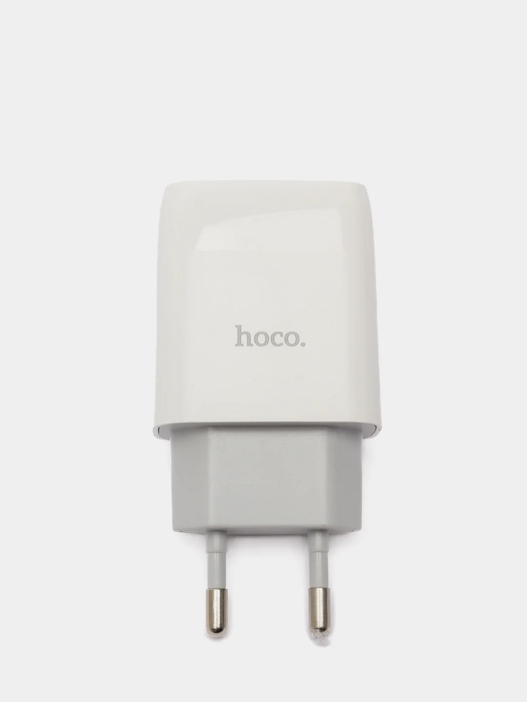 СЗУ HOCO C73A 2-USB + Lightning кабель (белый)