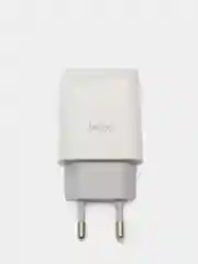 СЗУ HOCO C73A 2-USB + Lightning кабель (белый)