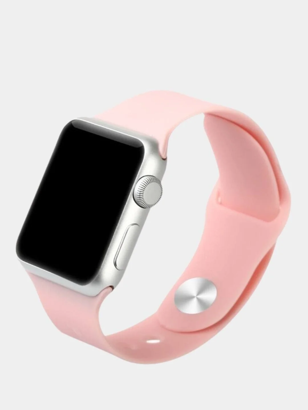 Пудровый силиконовый ремешок для Apple Watch X22 PRO М36 М16 М26 Х7 38/40/42/44