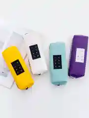 Белый пенал школьный для девочки и мальчика на молнии, косметичка женская, маленькая, тканевая