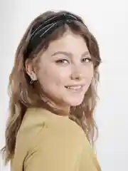 Черный повязка на голову, в полоску