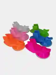 Белый держатель лейки душа на присоске