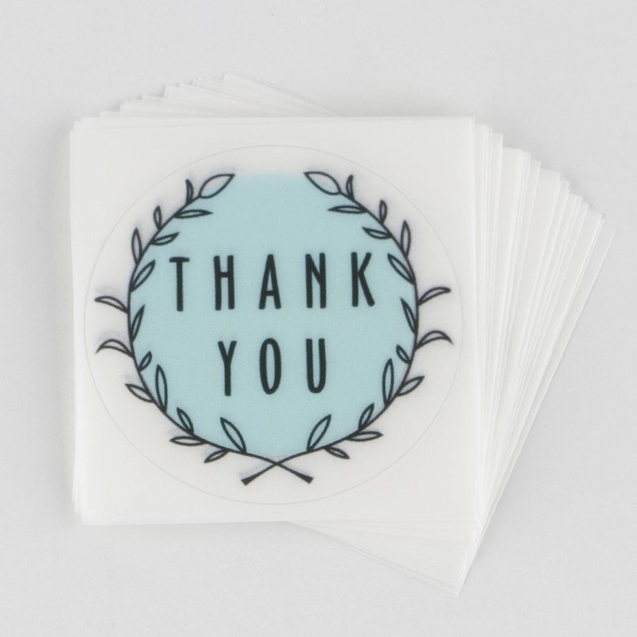 Набор наклеек для бизнеса Thank you