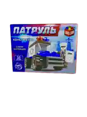 Конструктор Патруль Полицейский джип, 33 детали