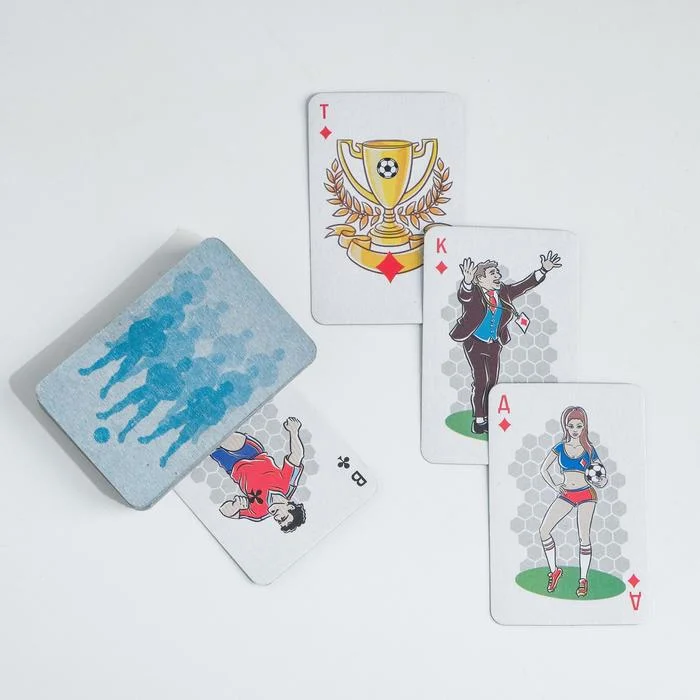 Карты игральные "Футбол", 36 карт, лакированные, 5х7.5 см