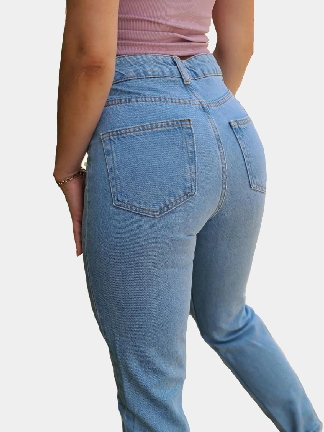 Черный джинсы МОМ fit