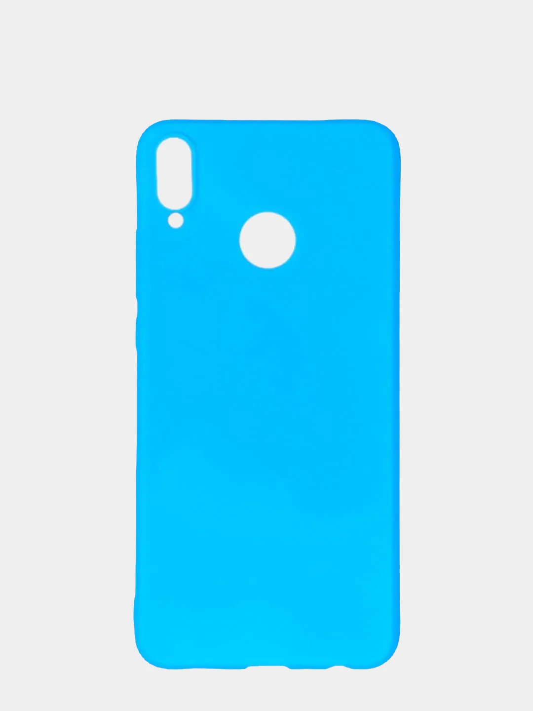 Голубой чехол Huawei Honor 8X, Хуавей Хонор 8Х силиконовый, цветной, матовый