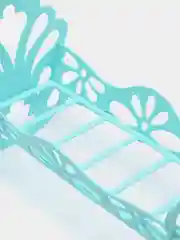 Бирюзовый кроватка-качалка сборная для кукол от фабрики игрушек Полесье