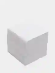 Блок бумаги для записей, 9 x 9 x 9 см, 65 г/м2, 90%, непроклеенный, белый