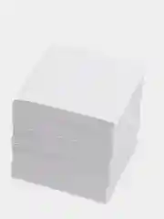 Блок бумаги для записей, 9 x 9 x 9 см, 65 г/м2, 90%, непроклеенный, белый