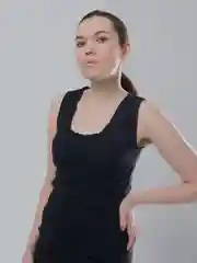 Черный майка женская